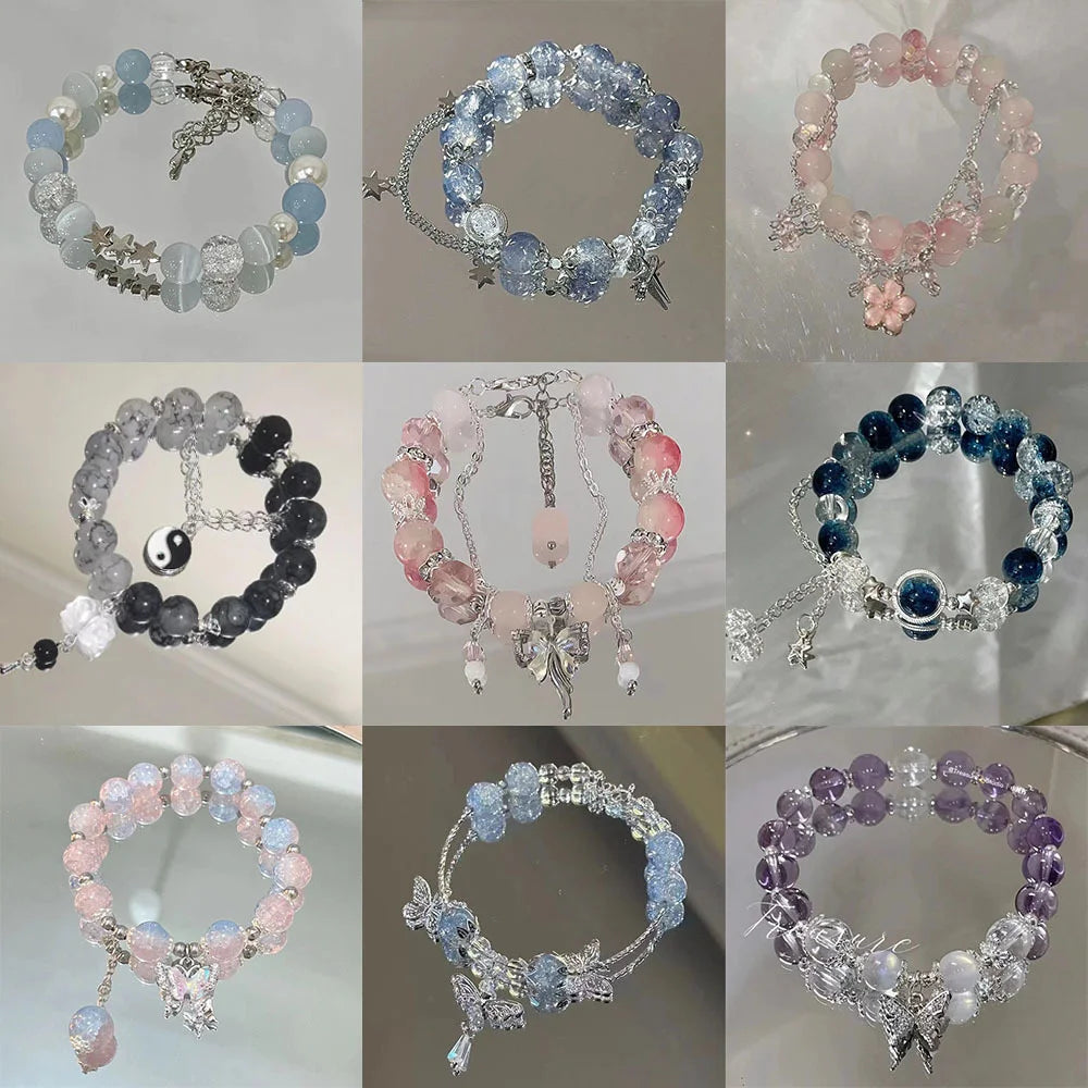 Korean Flower Fox Bracelets